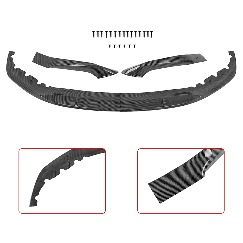 Car Front Bumper Spoiler Guard For BMW 5 Series G30 G31 M-Sport 2017 2018 2019 2020 Automobile Bumper Canard Lip Protect Panel Car Front Bumper Spoiler Guard For BMW 5 Series G30 G31 M-Sport 2017 2018 2019 2020 Automobile Bumper Canard Lip Protect Panel