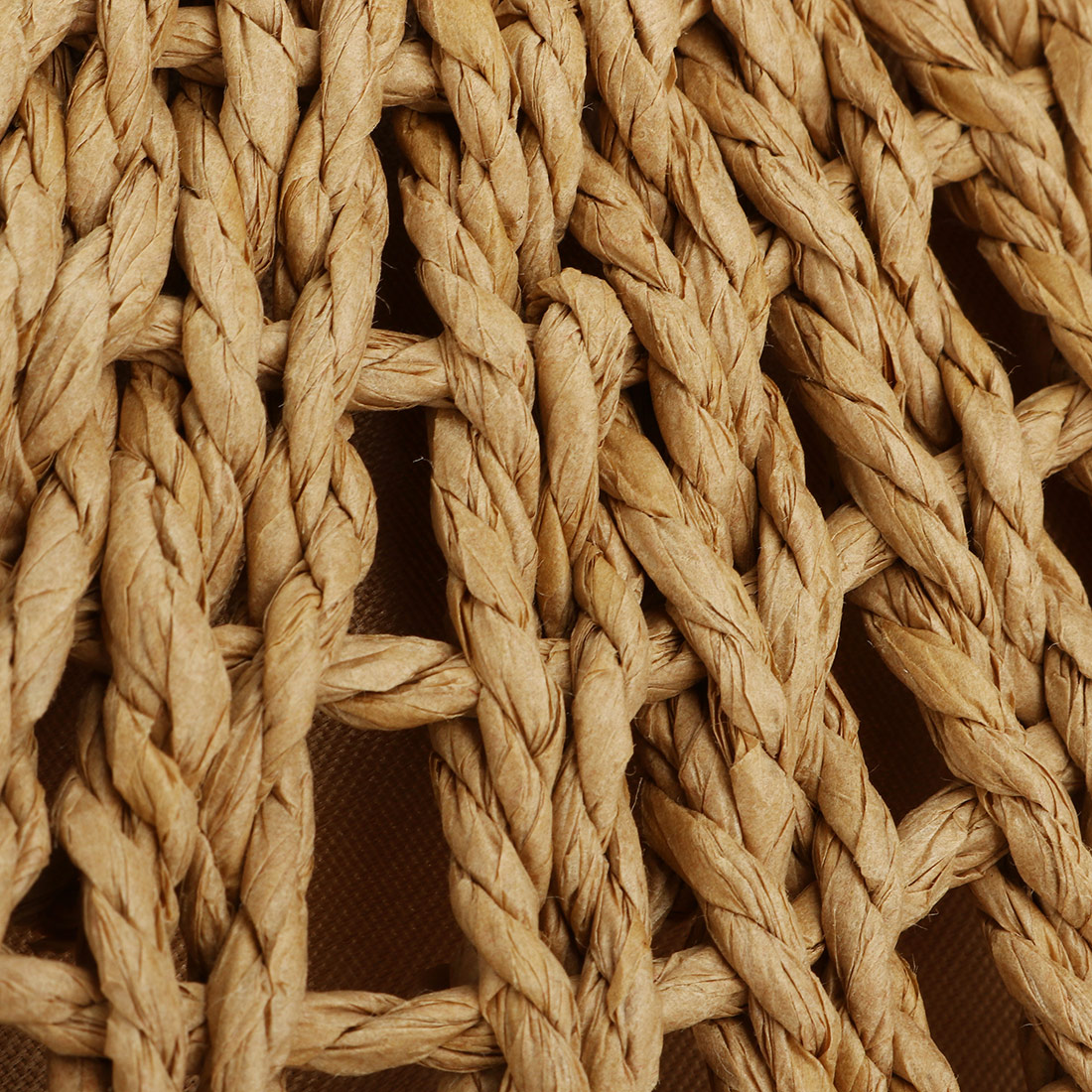 Woven Straw Top-Handle Tote — product information 12