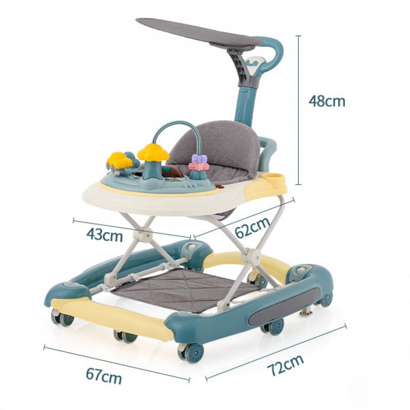 Foldable Baby Walker with Wheels