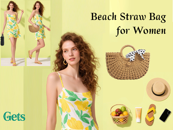 Woven Straw Top-Handle Tote — product information 8