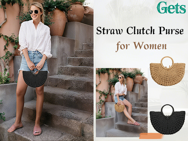 Woven Straw Top-Handle Tote — product information 10