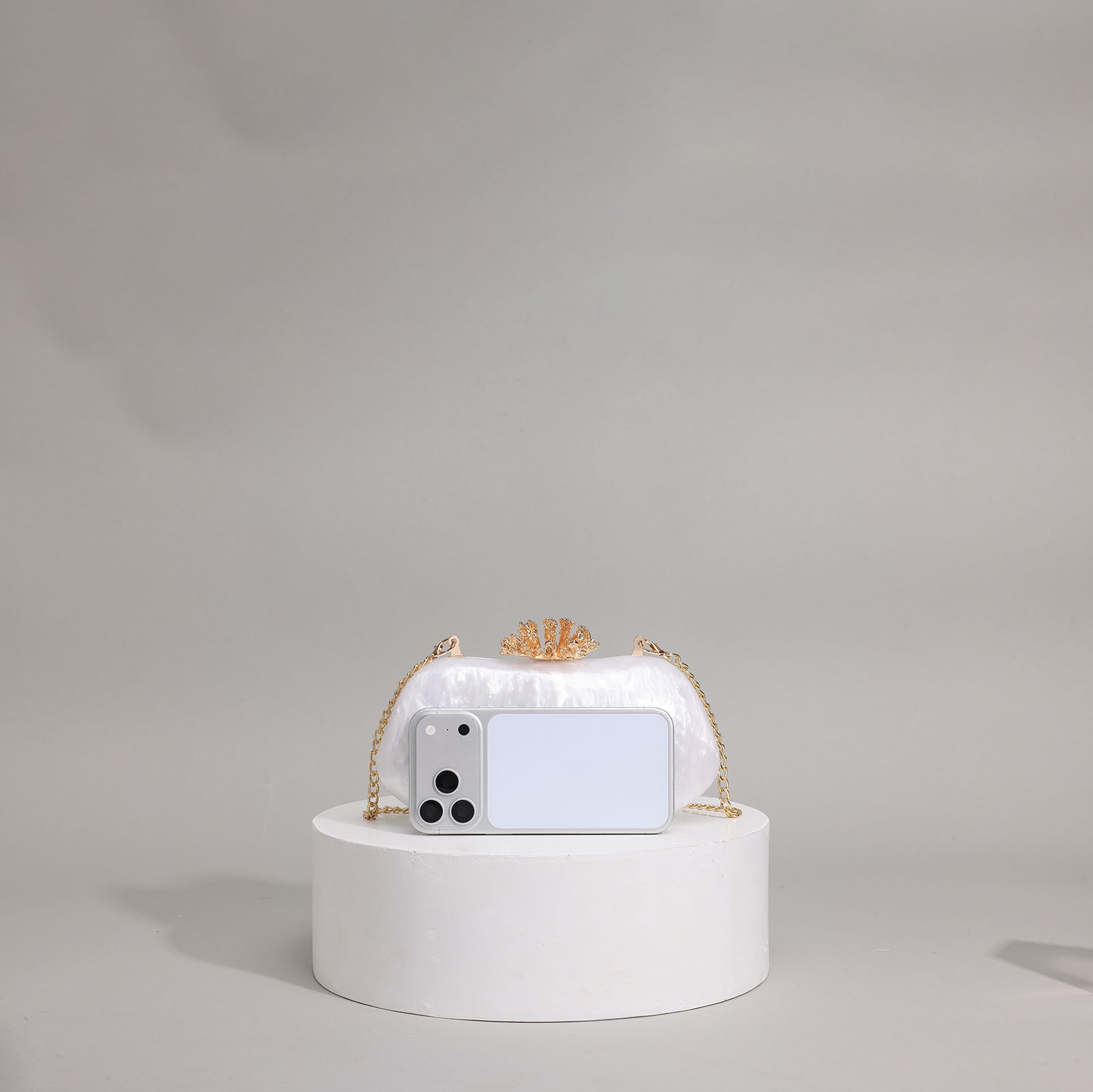 Flower Shell Evening Clutch — product information 2